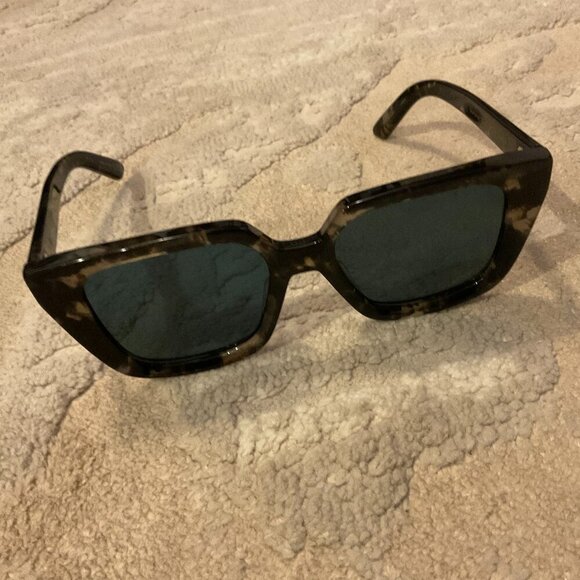 CHRISTIAN DIOR DIORMIDNIGHT S1I 29C0 BLACK MARBLE/BLUE LENS SUNGLASSES 53-18 - Picture 2 of 12